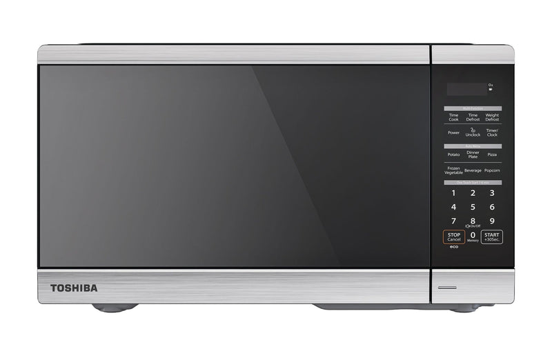 Toshiba ML3-EM16PAI(SS)/CA Countertop Microwave with Smart Sensor Cooking, 1200W, 1.6-cu.ft, Stainless Steel A1