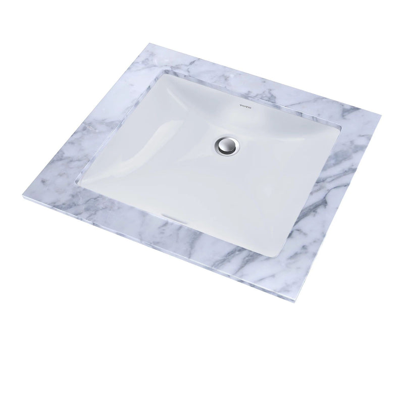 Toto 17-11/16x13-in Rectangular Vessel Undercounter Sink/Lavatory Z2