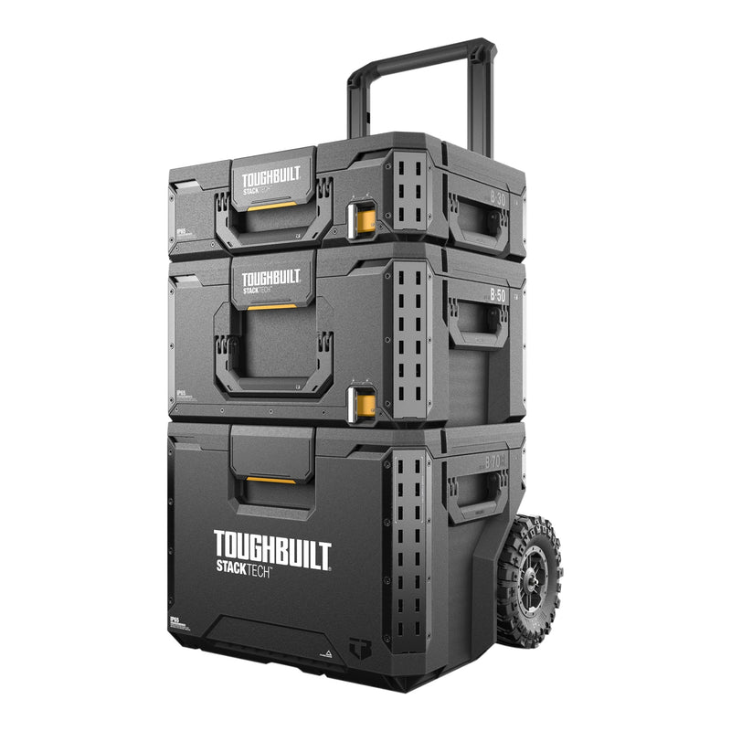 ToughBuilt StackTech Tool Box Storage System Set, IP65 Rated, 3-pc N5