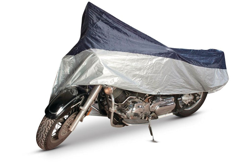 TRIPEL 200 Series Fabric Motorcycle Cover for Water & UV Resistance, Large U6
