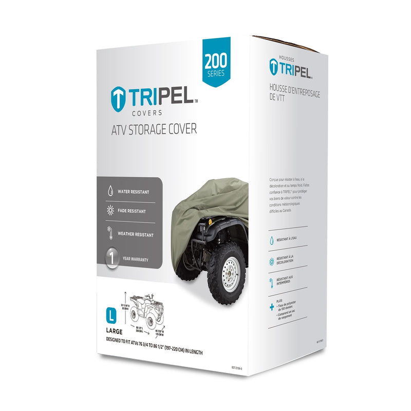 Tripel Waterproof ATV Storage Cover, Large A0