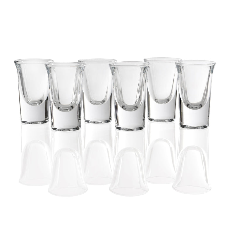 Trudeau Shot Glasses Set, 1-oz Capacity, 30-mL, 6-pc N8
