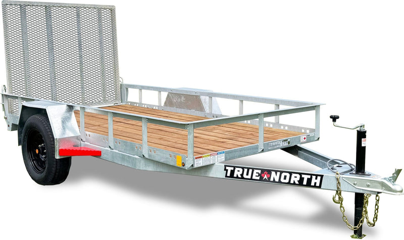 True North 60-in x 10-ft Galvanized Utility Trailer N0