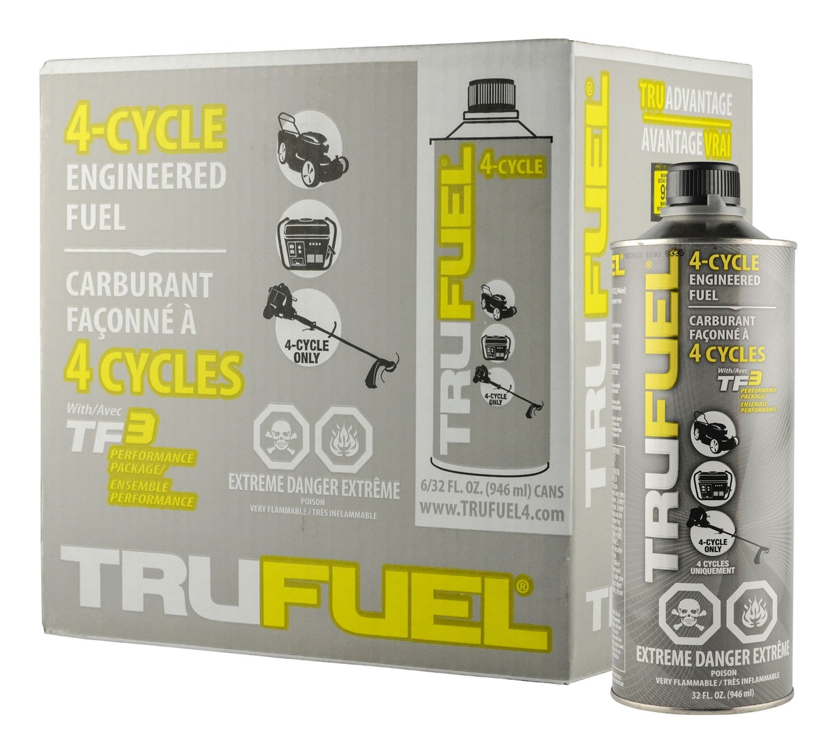TruFuel Engineered Fuel for 4-Cycle Engines, for Outdoor Power Tools, Assorted sizes