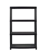 TuffStore 4-Shelf Resin/Plastic Storage Rack/Shelving Unit, 36 x 18 x 54-in