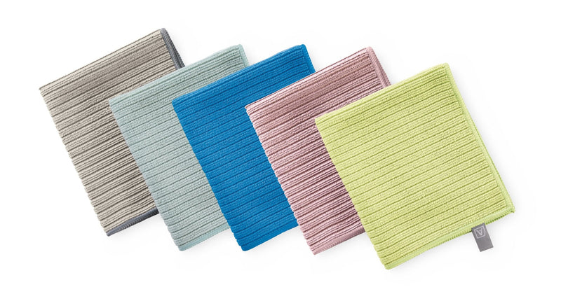 Type A All-Purpose Machine Washable Microfibre Cloths, Various Colours, 20-pk J6