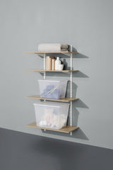 type A Floating Wall Shelf Board, Oak Sonoma Finish, 16 x 35-in