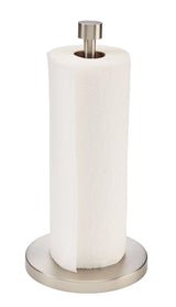 Type A Radiant Stainless Steel Upright Kitchen Countertop Paper Towel Holder with Weighted Base