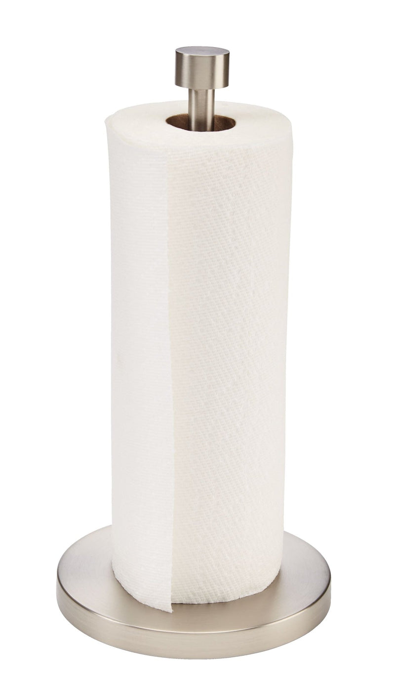 Type A Radiant Stainless Steel Upright Kitchen Countertop Paper Towel Holder with Weighted Base T8