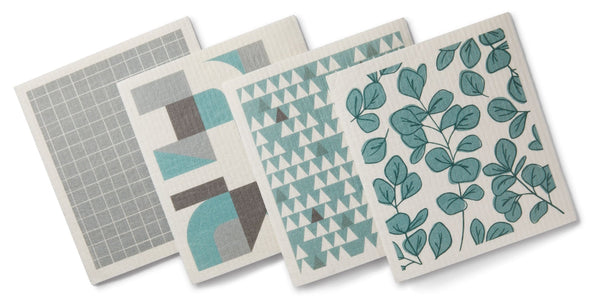 type A Reusable Sponge Cloths, 4-pk E9