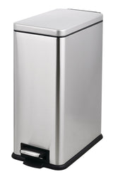 type A Stainless Steel Garbage Can, 40-L