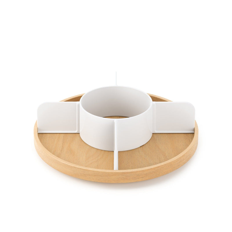 Umbra Bellwood 5-Section Lazy Susan with Removable Dividers U8