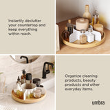 Umbra Bellwood 5-Section Lazy Susan with Removable Dividers