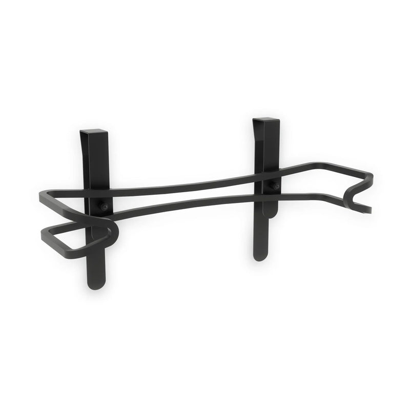 Umbra Squire Under Cabinet/Wall Mount Metal Paper Towel Holder with Mounting Hardware, Black F3