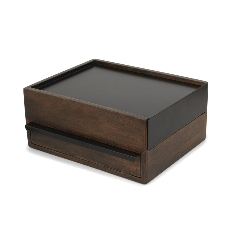 Umbra Stowit Jewelry Box, Black/Walnut G4