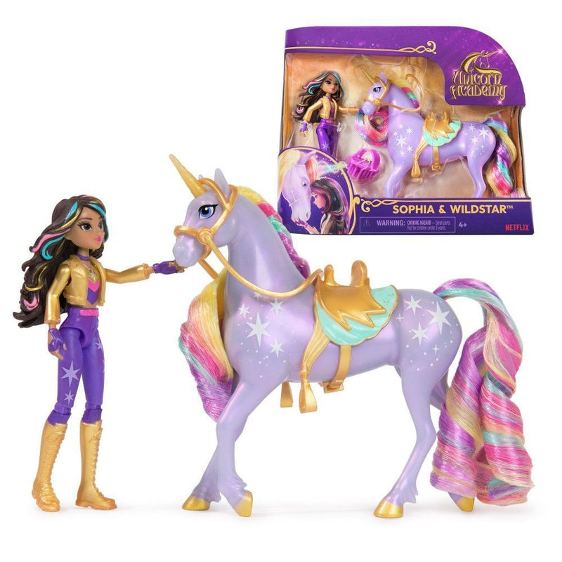 Unicorn Academy Posable Doll & Unicorn Toy Assortment, Ages 4+ U2