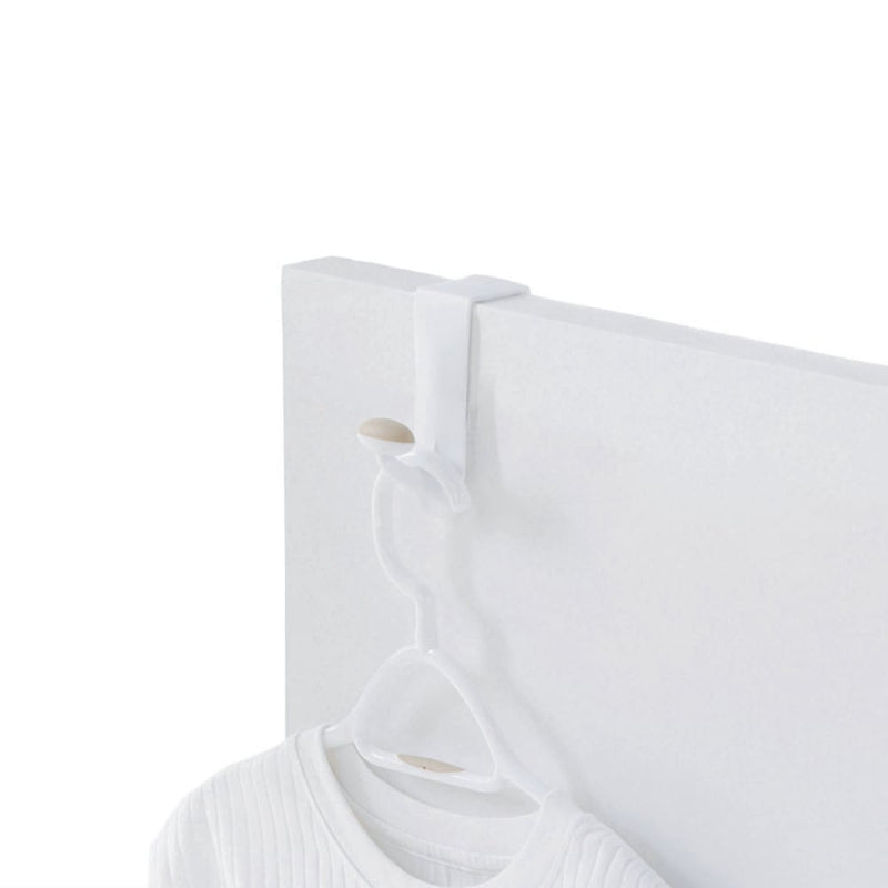 Urbana Plastic Single Over the Door Hook, White, 7.5-in Q8