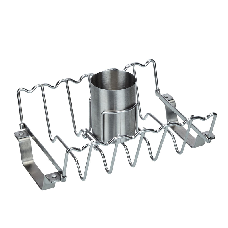 Vermont Castings Stainless Steel Chicken Roaster & Rib Rack for Grilling/Roasting, 11-in L1