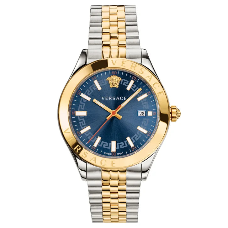 Versace Hellenyium Blue Dial Men's Watch C4