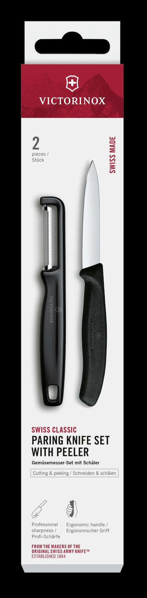 Victorinox Dishwasher Safe Paring Peeler Set, 2-pc J9
