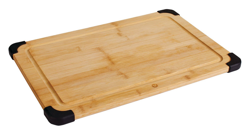 Vida by Paderno Bamboo Cutting Board, Non-Slip, 12-in x 18-in G7