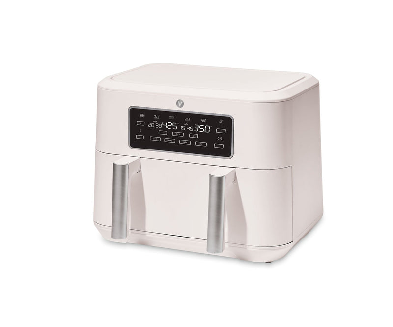 Vida by PADERNO Colour Series Trizone Air Fryer, Shortbread Colour, 9-qt U1