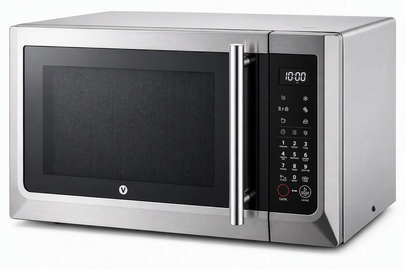 Vida by PADERNO Combination Countertop Microwave Oven with Air Fryer, 1000W, 1.1-cu-ft, Stainless Steel J2
