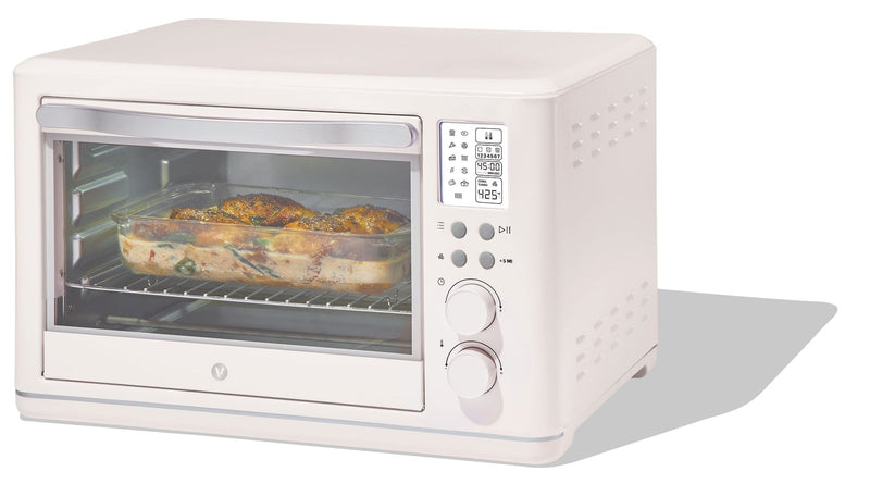 Vida by PADERNO Digital Multi-Functional Air Fryer Toaster Oven with 11 Pre-Set Functions, Shortbread, 6-Slices R2