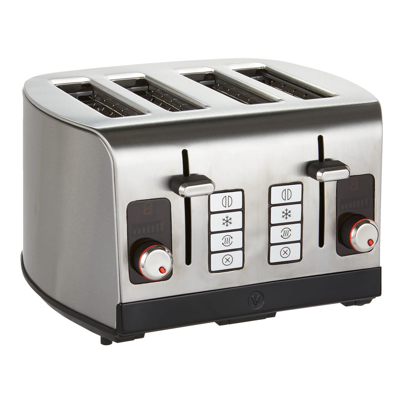 Vida by PADERNO Digital Stainless Steel Toaster, 4-Slice F6