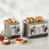 Vida by PADERNO Digital Stainless Steel Toaster, 4-Slice