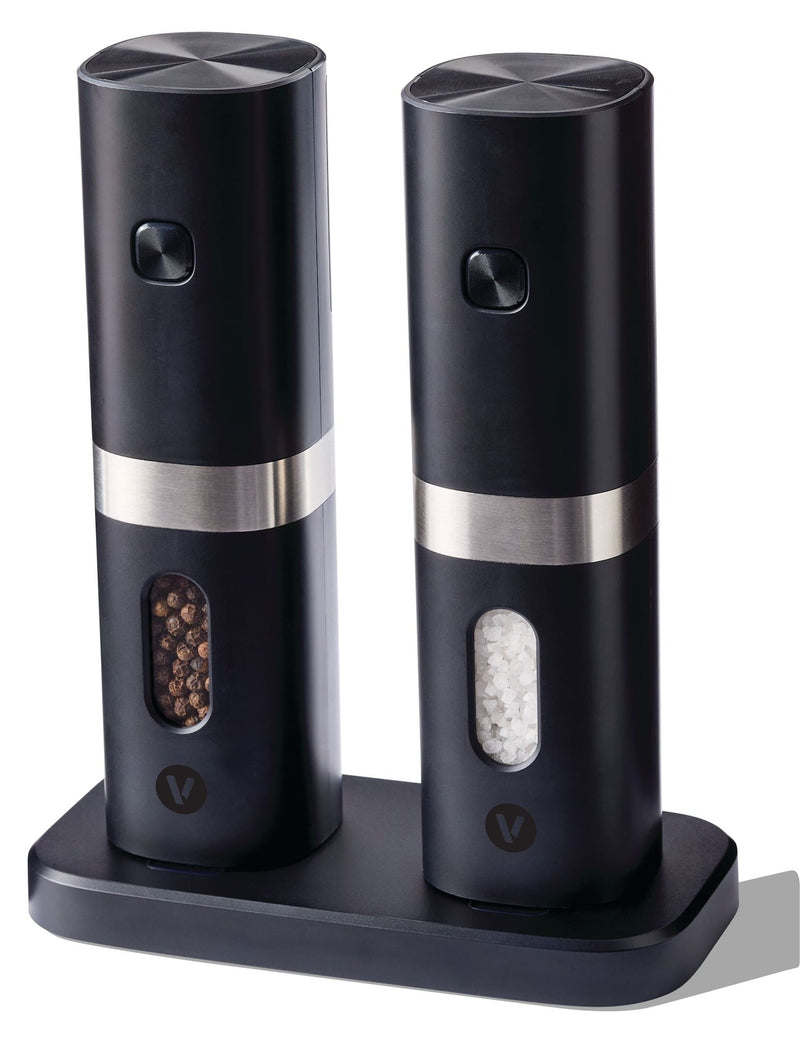 Vida By Paderno Electric Salt & Pepper Mill Set, 19.4-cm Q9
