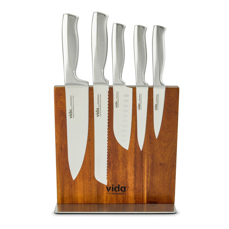 Vida by PADERNO FSC Magnetic Knife Block Set, 6-pc M0
