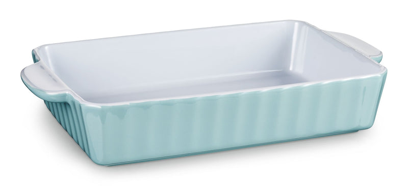 Vida by PADERNO Large Rectangular Ceramic Baking Dish, Blue Y1