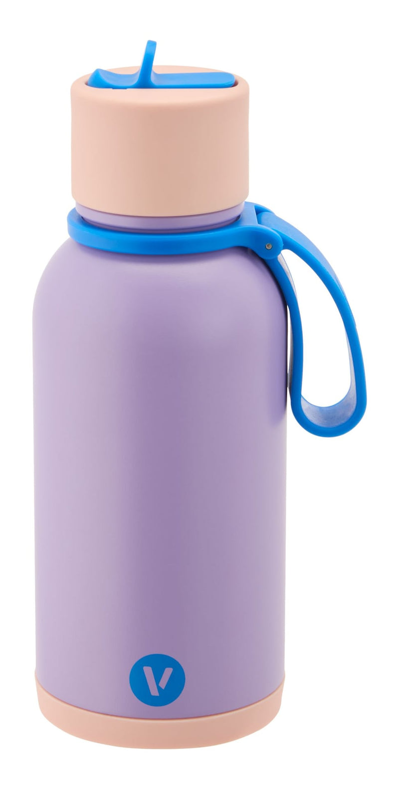 Vida by PADERNO Stainless Steel Water Bottle, Coral, 16-oz O8