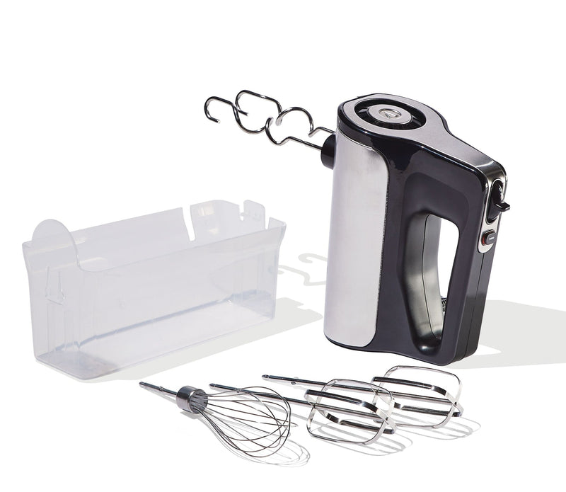 Vida by PADERNO Variable Speed Hand Mixer with Storage Case, Includes Attachments, Black Y7