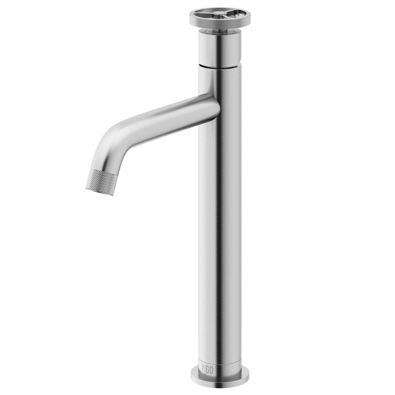 VIGO Cass 12-in Vessel Bathroom Faucet, Various Finishes Z8