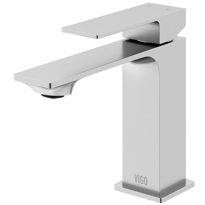 VIGO Dunn 11-in Single-Handle Bathroom Faucet, Various Finishes M5