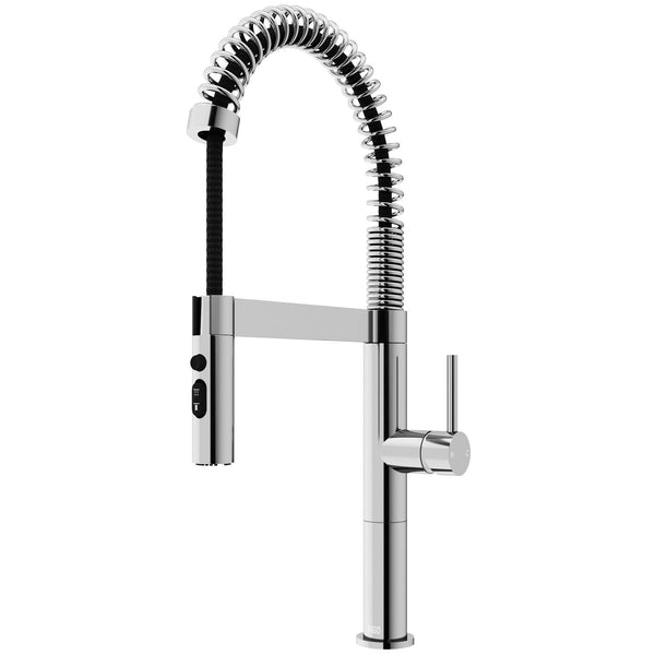 VIGO Edison Pro 20-in Kitchen Faucet, Various Finishes M5