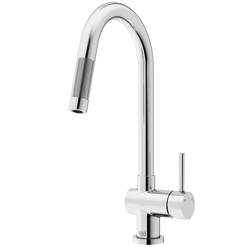 VIGO Gramercy 17-in Touchless Kitchen Faucet, Various Finishes T9