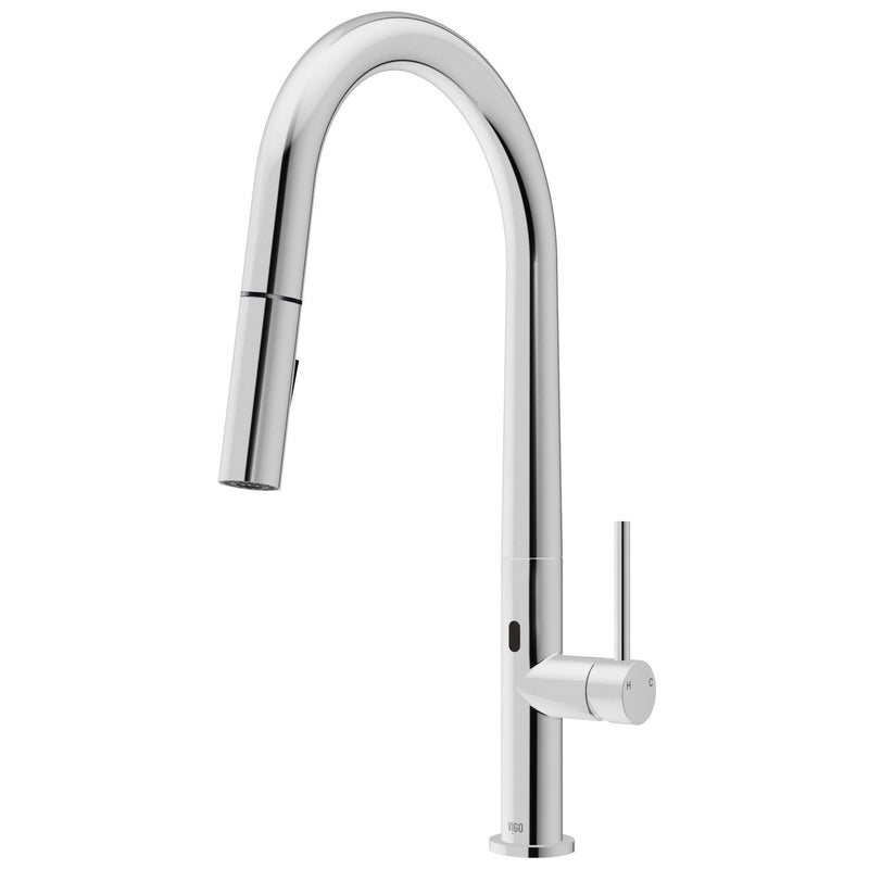 VIGO Greenwich 18-in Touchless Kitchen Faucet, Various Finishes H8