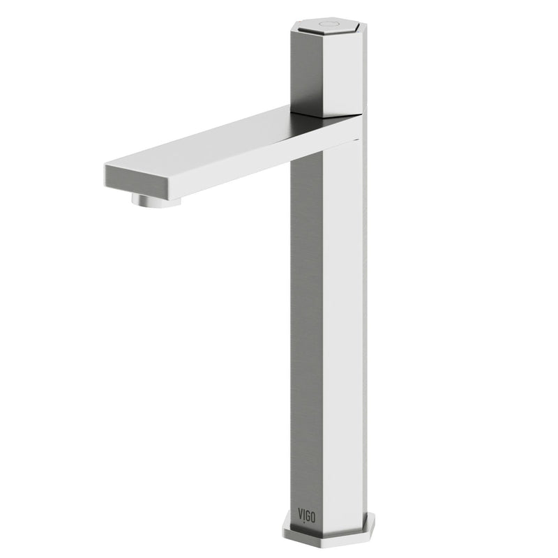 VIGO Nova 11-in Vessel Bathroom Faucet, Various Finishes S7