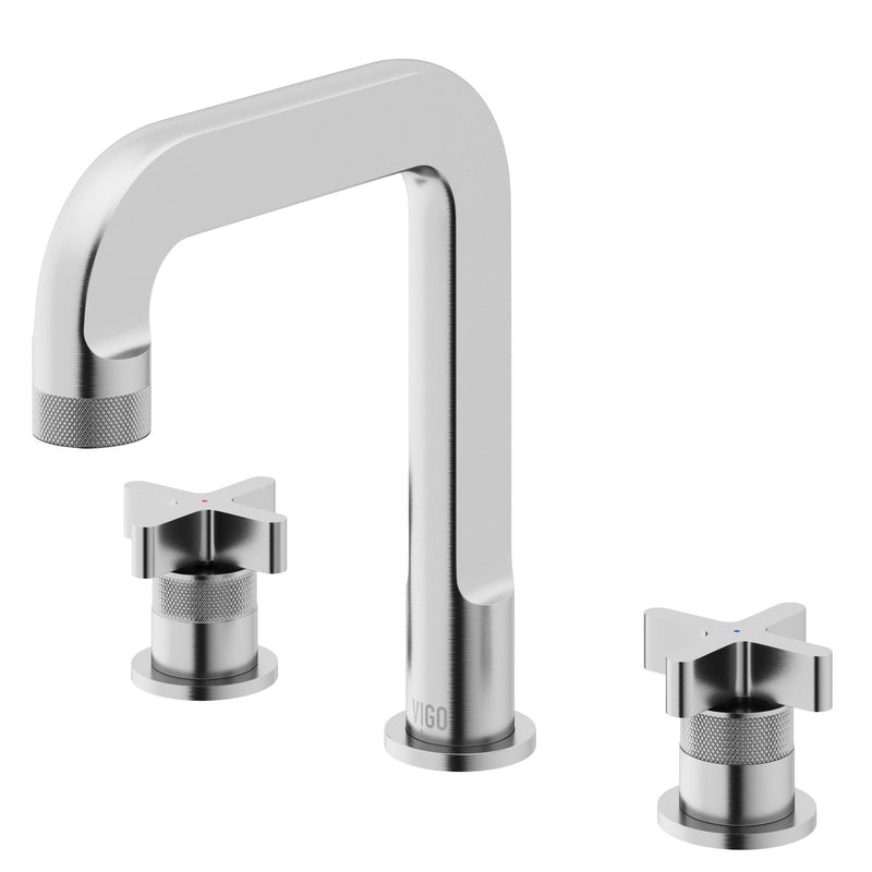 VIGO Wythe Curved Square Bathroom Faucet, Various Finishes W8