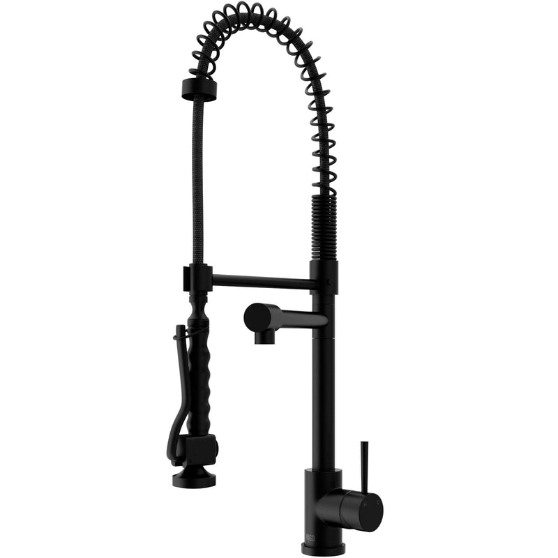 VIGO Zurich Kitchen Faucet, Matte Black M3