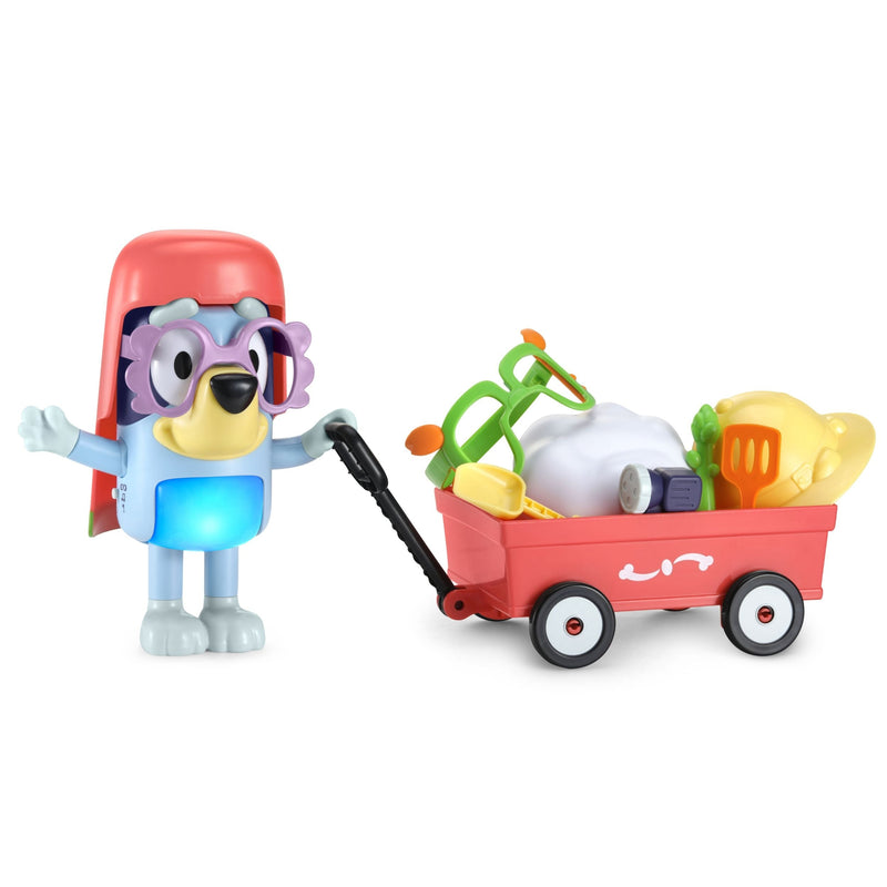 VTech Bluey Dress-Up Bluey Pretend Play Toy with Wagon A8