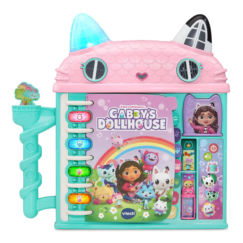 VTech Gabby's Dollhouse Cat-a-Vator Discovery Book, English X4