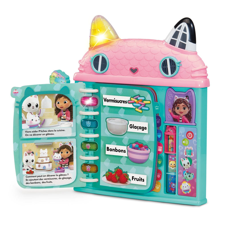 VTech Gabby's Dollhouse Cat-a-Vator Discovery Book, French P2