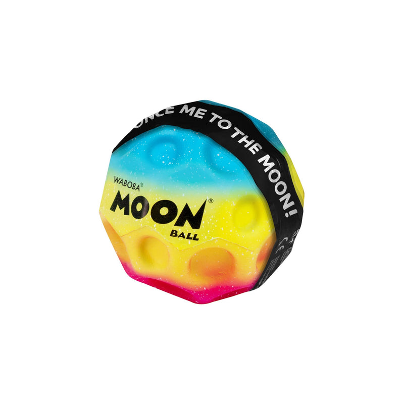 Waboba Moon Bouncing Ball, Outdoor Summer Bouncy Toy, Multi-Coloured, Ages 3+ H5