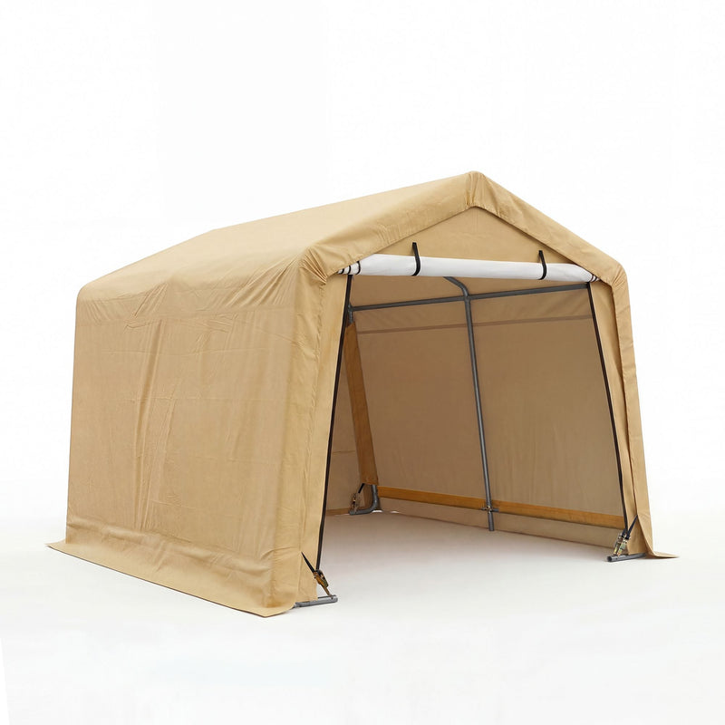 Weatherfast Waterproof Storage Shed with UV Protection, 10 x 10 x 8-ft T0