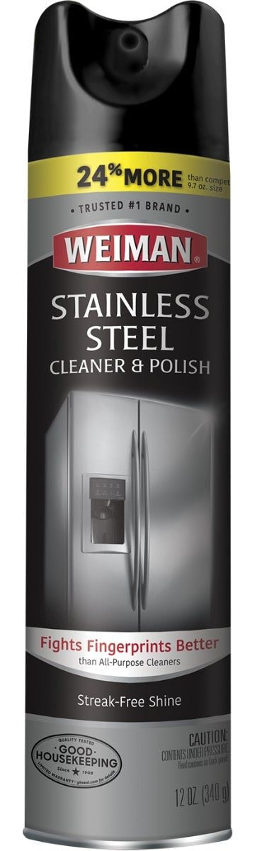 Weiman Stainless Steel Cleaner and Polish Spray, 340-g U6
