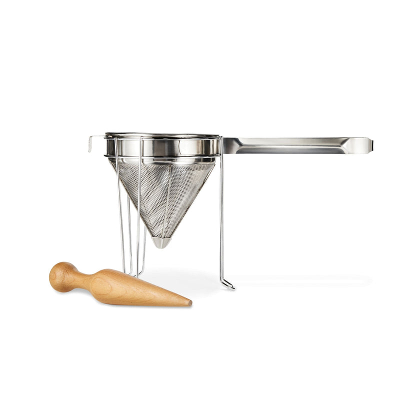 Weston Stainless Steel Cone Strainer and Pestle Set I7